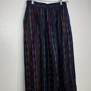 Vintage wool Laura Adams midi skirt 10
